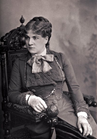 Mme Alix-Marie PASCA (1836-1906) - フランスのコメディアン、アリクス・パスカ（1835-1914）の肖像。19世紀後半の写真。 作： Unknown photographer