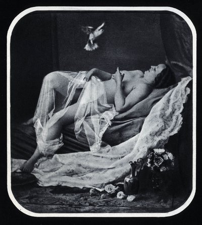 1850年頃の裸の女性のレントゲン写真 匿名の写真 作： Unknown photographer