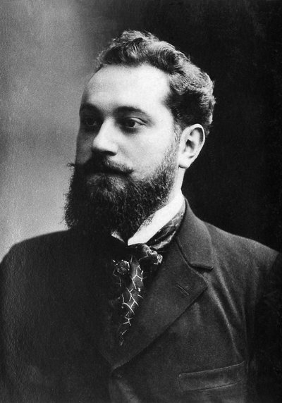 フランスの画家、イラストレーター、漫画家であるアルベール・ギョーム（1873-1942）の肖像。 作： Unknown photographer