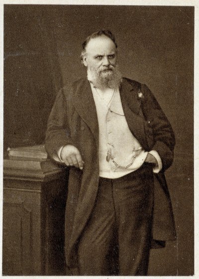 1874年のアリスティド・ブシコー（商人で慈善家）の肖像。 作： Unknown photographer
