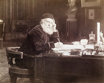 フランスの作曲家、シャルル・グノー（1818〜1893）の肖像。 作： Unknown photographer