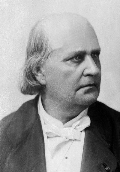 フランスの劇作家、シャルル・マリー・ルコント・ド・リス（ド・リル）（1818-1894）の肖像。 作： Unknown photographer