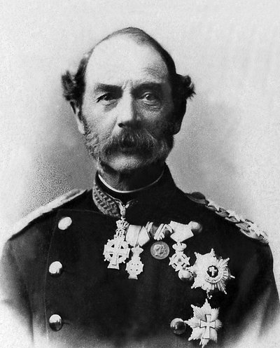 デンマーク王クリスチャン9世（1818-1906）の肖像。 作： Unknown photographer