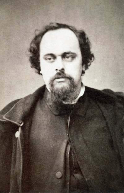 ダンテ・ガブリエル・ロセッティ（1828-1882）の肖像 - 1860年頃 作： Unknown photographer
