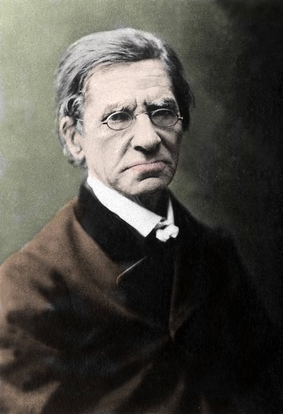 フランスの言語学者、医師、政治家であるエミール・リトル（1801-1881）の肖像。 作： Unknown photographer