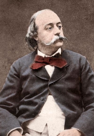 イギリスの作家Gustave Flaubert（1821-1880）の肖像 作： Unknown photographer