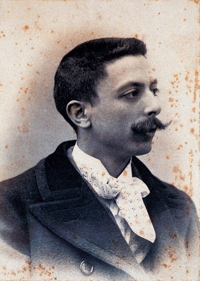 エンリケ・グラナドス（1867-1916）の肖像（1895年） スペインの作曲家、ピアニスト。 作： Unknown photographer