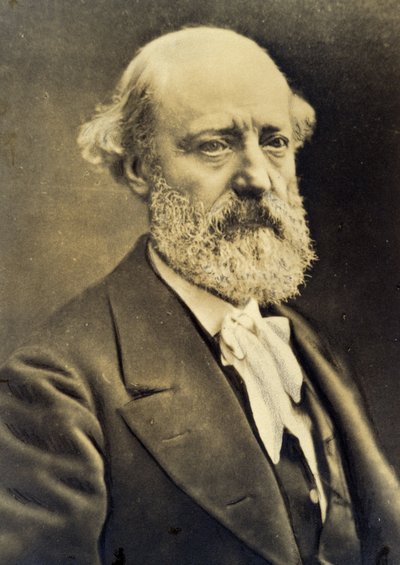 ウジェーヌ・ヴィオレ・ル・デュック（Viollet le Duc）（1814-1879）の肖像。19世紀 作： Unknown photographer