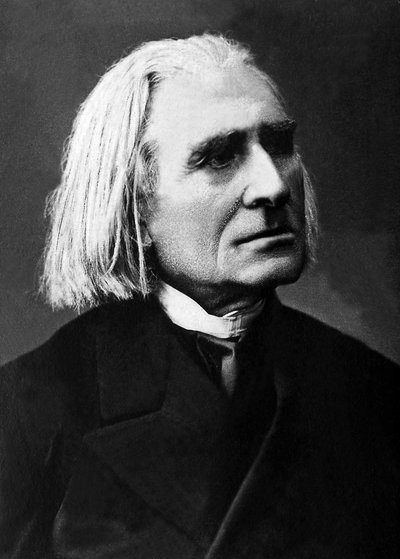 ハンガリーの作曲家、ピアニスト、指揮者であるフランツ・リスト（1811-1886）の肖像。 作： Unknown photographer