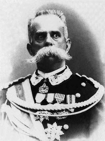 1878年から1900年までイタリアの王であったハンバート1世（1844-1900）の肖像。 作： Unknown photographer