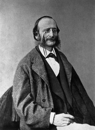 ジャック・オッフェンバック（1819-1880）はドイツの作曲家で、フランスに帰化しています。 作： Unknown photographer