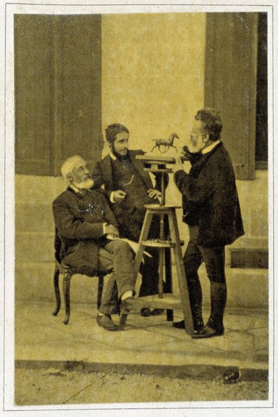1880年、フランスの画家・漫画家であるジャン・ルイ・ミーソニエの肖像（1815年～1891年 作： Unknown photographer