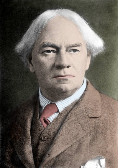 ジェローム・K・ジェロームまたはジェローム・クラプカ・ジェローム 英国の作家（1859-1927）の肖像。 作： 未知の写真家