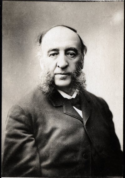 ジュール・フェリー (1832-1893)、フランスの政治家の肖像。 作： Unknown photographer