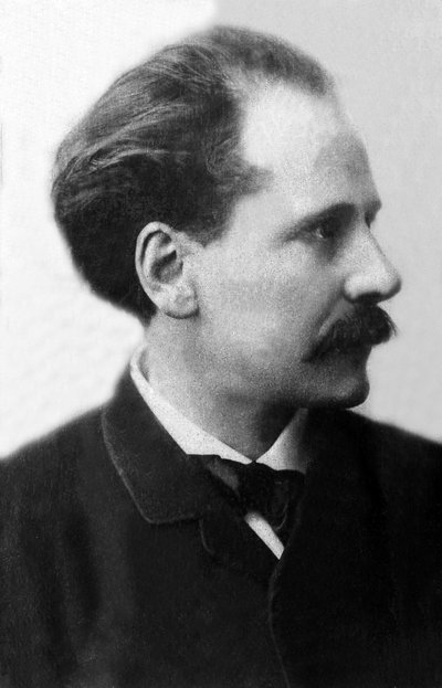 フランスの作曲家、ジュール・マスネ（1842-1912）の肖像。 作： Unknown photographer