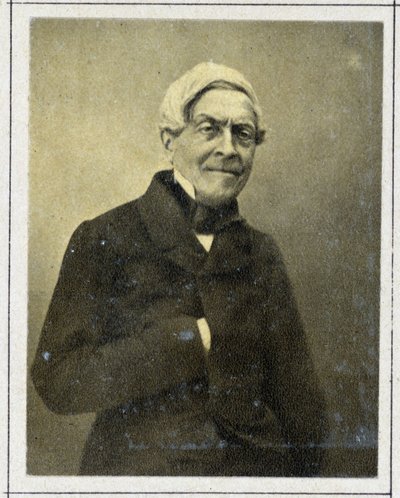 ジュール・ミシュレ（1789～1874）の肖像。 作： Unknown photographer