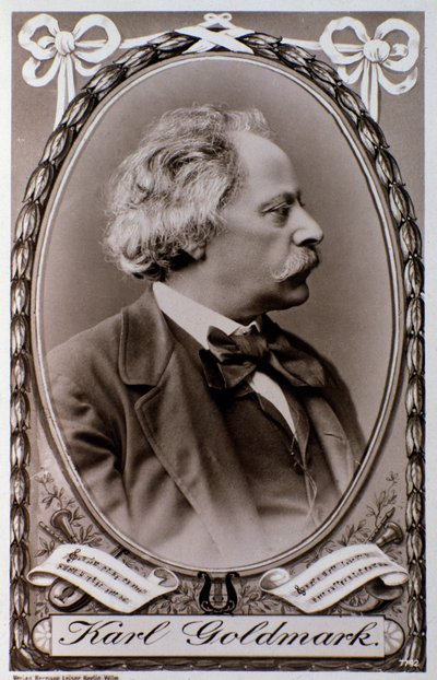 ハンガリーの作曲家カロリー・ゴールドマーク（またはカール）（1830-1915）の肖像 Photograph.19世紀ボローニャ、シビコ・ミュゼオ Museo 作： Unknown photographer