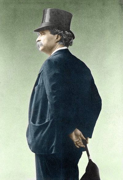 マーク・トウェイン（1835-1910）の肖像 作： Unknown photographer
