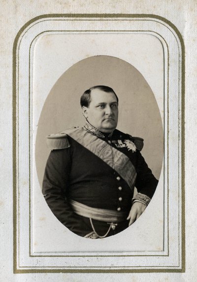 ナポレオン・ジェローム（Napoleon-Jerome）・ボナパルト（1822-1891）の肖像。 作： Unknown photographer