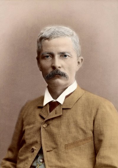 ヘンリー・モートン・スタンリー卿（ジョン・ローランズ生まれ）（1841-1904）の肖像。 作： Unknown photographer