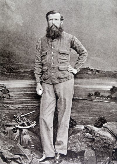 イギリスの探検家、スペークの肖像（1827～1864年 作： Unknown photographer