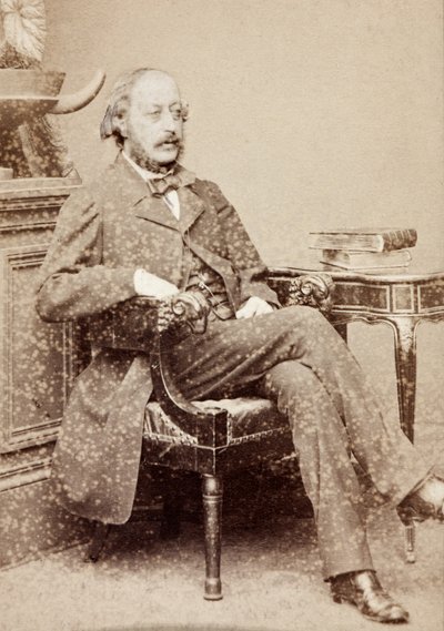 スティーブン・ヘラーの肖像、1860年代頃（モノクロ写真） 作： Unknown photographer