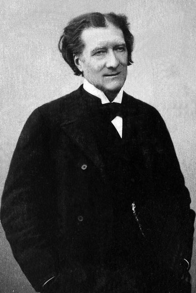 フランスの劇作家Victorien Sardou（1831-1908）の肖像。 作： Unknown photographer