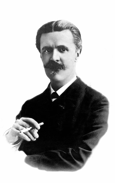 フランスの作曲家、ヴァンサン・ダンディ（1851-1931）の肖像。 作： Unknown photographer