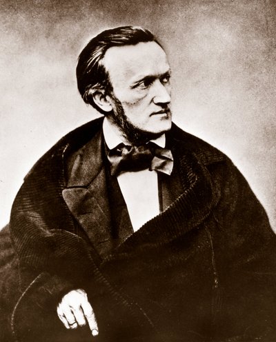 RICHARD WAGNER (1813-1883) ドイツの作曲家 - ポートレート写真 作： Unknown photographer