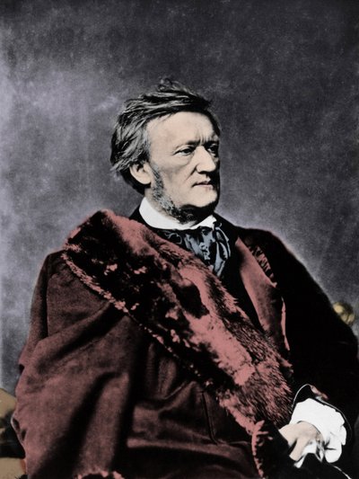 RICHARD WAGNER (1813-1883) ドイツの作曲家 - ポートレート写真 作： Unknown photographer
