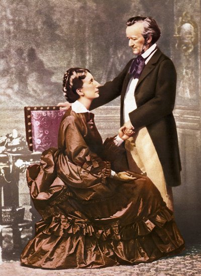 リヒャルト＆コジマ・ワグナー夫妻（写真） 作： Unknown photographer