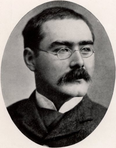 ラドヤード・キップリング（1865-1936）イギリスのジャーナリスト、小説家、詩人（活字） 作： Unknown photographer
