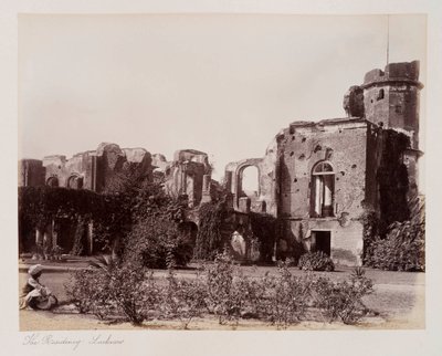 The Residency Lucknow、1885年頃（セピア写真 作： Unknown photographer