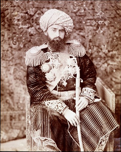 トルキスタン-ブクラの首長-A.D.1890年 作： Unknown photographer