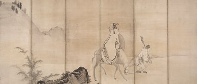 パン ラン ハン ロー、1600 年代初頭。 作： Unkoku Tōgan