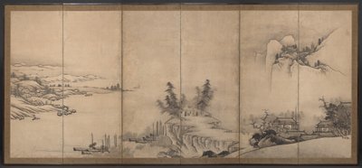 風景の中の中国風パビリオン 作： Unkoku Toeki