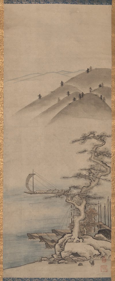 風景（1組） 作： Unkoku Toyo