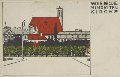ウィーン: ミノリテ教会 ウィーン: ミノリテ教会, 1908. 作： Urban Janke