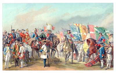 1885年のフランス軍の衣装。 作： Urrabieta