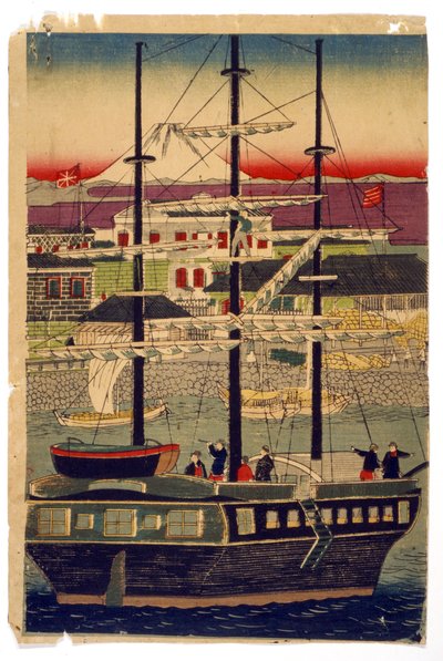 京都港（日本 作： Utagawa (1786 1865) Kunisada