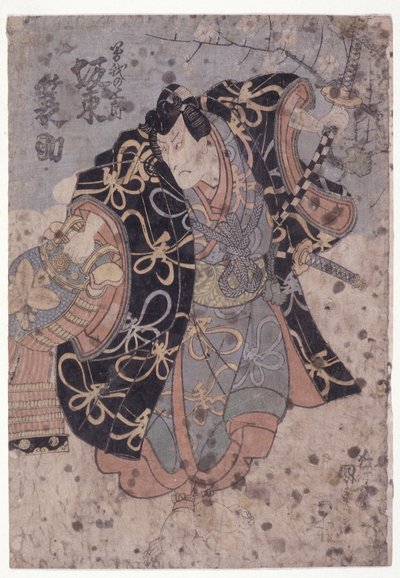 バンド？ 曽我ゴル役の巳之助？ （カラー木版画） 作： Utagawa (1786 1865) Kunisada