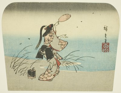 ホタル捕り 作： Utagawa Hiroshige