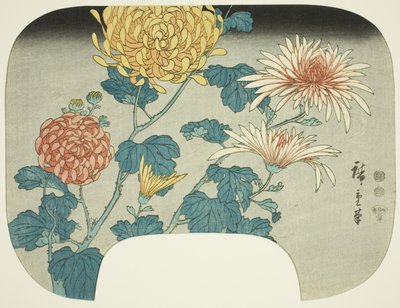 菊 作： Utagawa Hiroshige