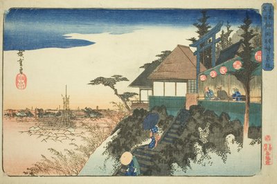 連載「東都名所」より 神田明神東坂 作： Utagawa Hiroshige