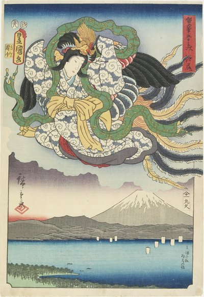 Ejiri, August 1854 作： Utagawa Hiroshige