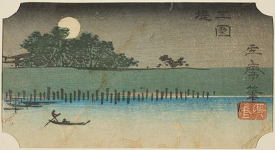 絵ｍ版ｋ面ｔ あｔ 見巡り （見巡り 包）、 せｃ地温 おｆ あ シェ絵ｔ ｆろｍ テェ セリエｓ ”苦闘ｔｓ おｆ ファもうｓ Ｐァ背ｓ 員 江戸 （貼りまぜ 事 名所）” 作： Utagawa Hiroshige