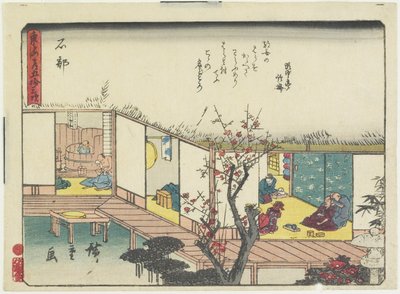 Ishibe, 1837-1844 作： Utagawa Hiroshige