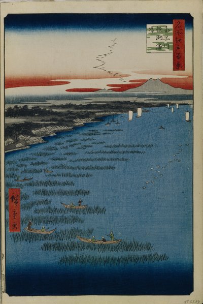 Minami Shinagawa and Samezu Coast One Hundred Famous Views of Edo, 1856-1858 作： Utagawa Hiroshige