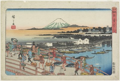 Nihon-bashi Bridge 作： Utagawa Hiroshige