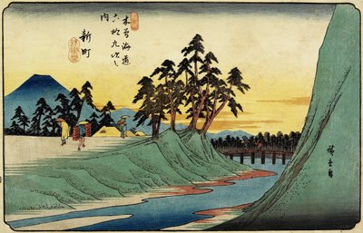 No.12 Shinmachi, 1830-1844 作： Utagawa Hiroshige